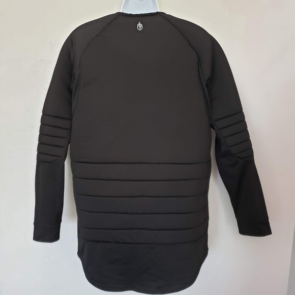 Fortress Womens Large Black Puffer Coat BasePro 1/4 Zip Quarter All Weather Gear - Picture 9 of 9